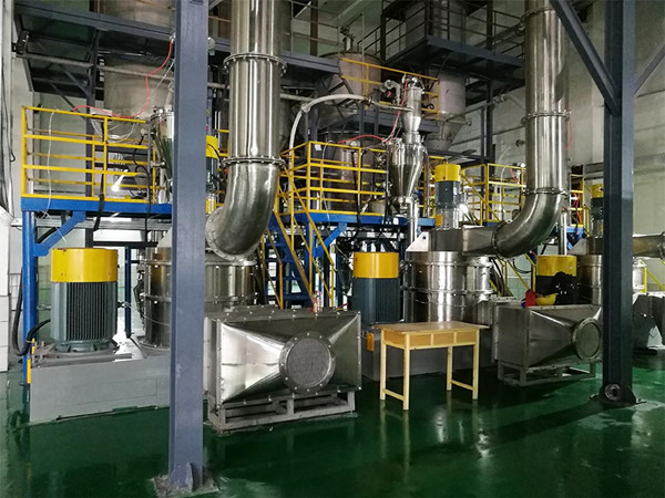 3M nouvelle usine de matériaux: ligne de production de moulin à résine